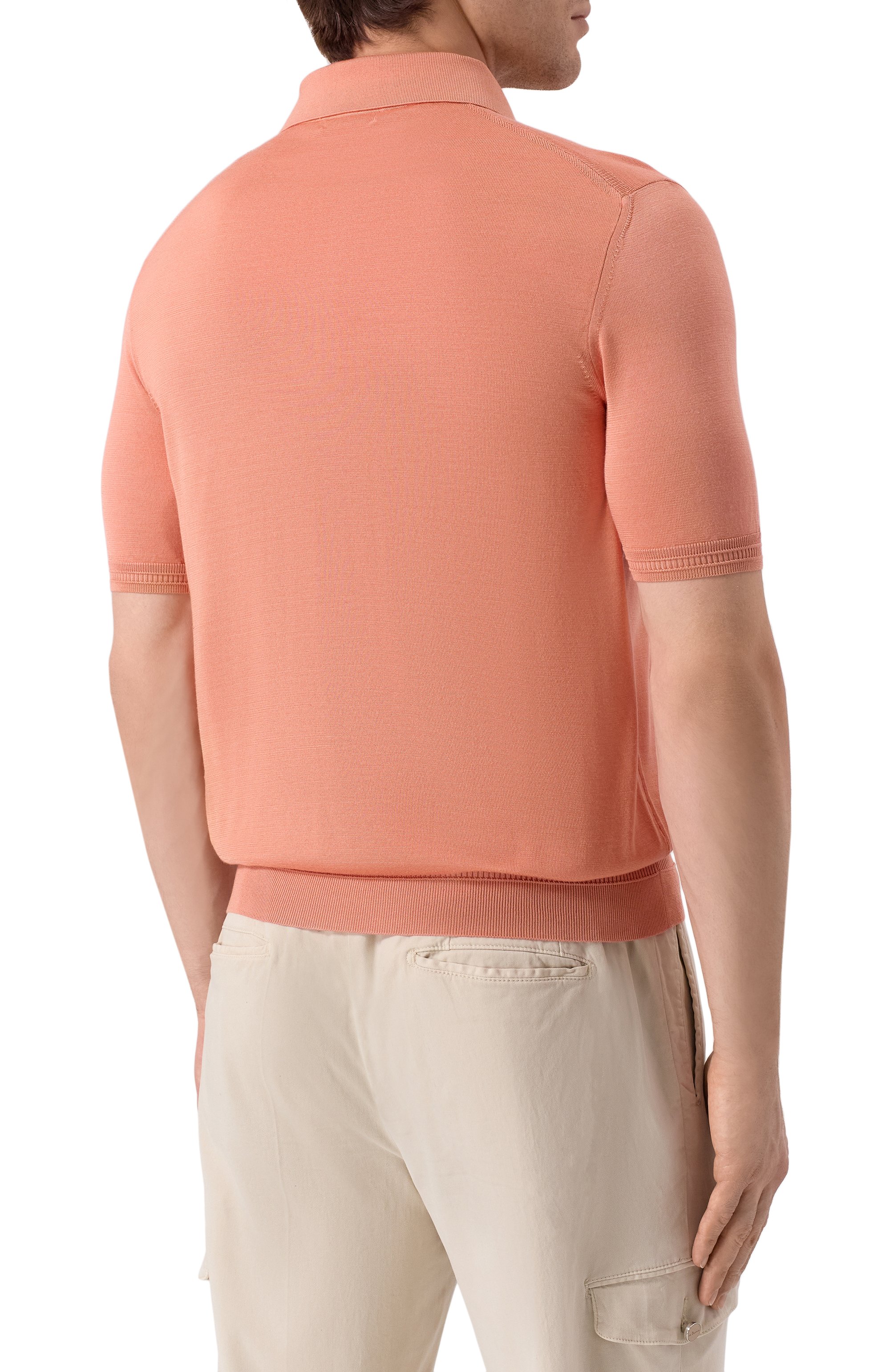 Шелковое поло STEFANO RICCI, арт. K616215P31/F26101, фото 4