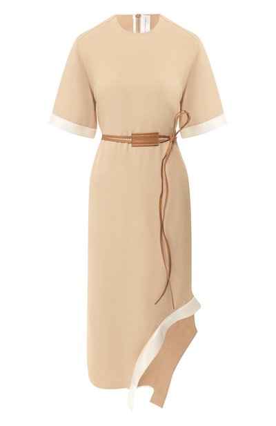 Жен ское платье с поясом VICTORIA BECKHAM, арт. DR SHF 6716 PSS19 TECHNICAL TWILL