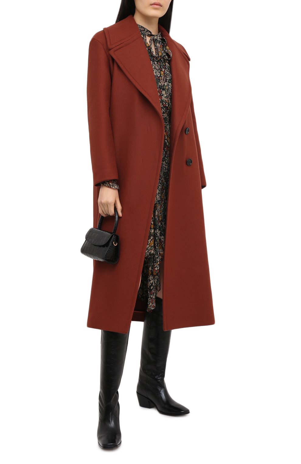 Кожаные сапоги willa BY FAR, арт. 20FWWLDBLCRE, фото 2