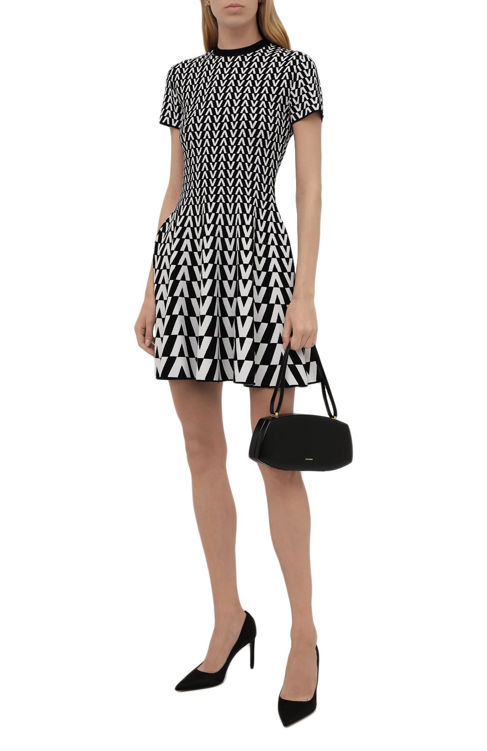 Платье из вискозы VALENTINO, арт. WB0KDB056RP, фото 2