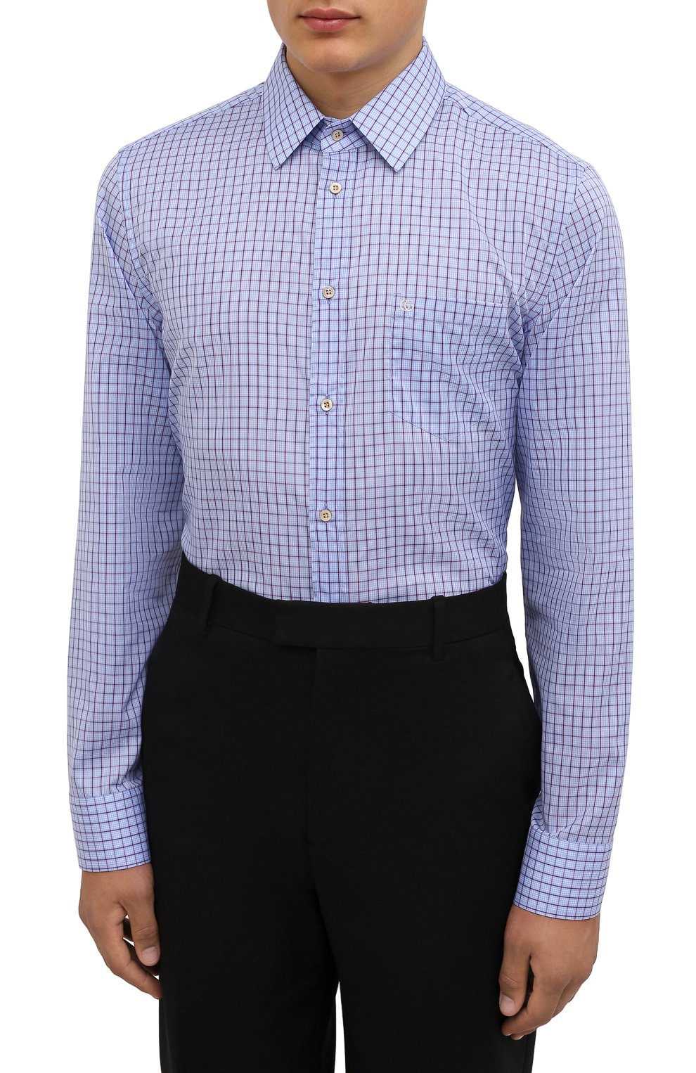 Хлопковая рубашка GUCCI, арт. 654926/ZAG0P, фото 3