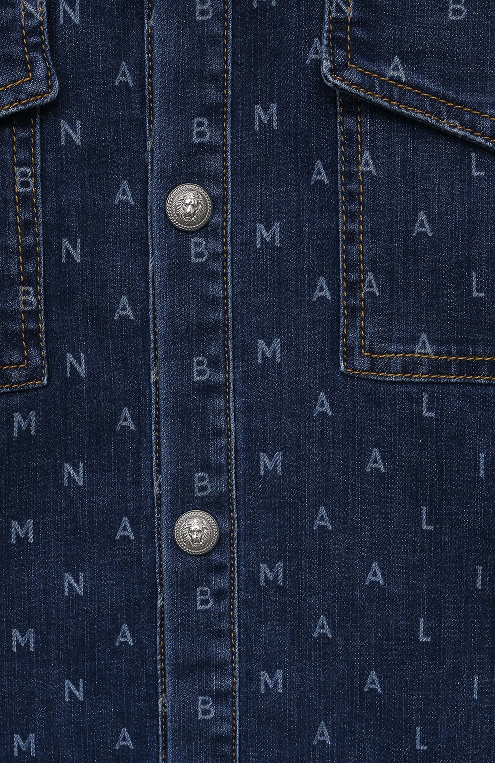 Джинсовая куртка-рубашка BALMAIN, арт. BU5P30, фото 3