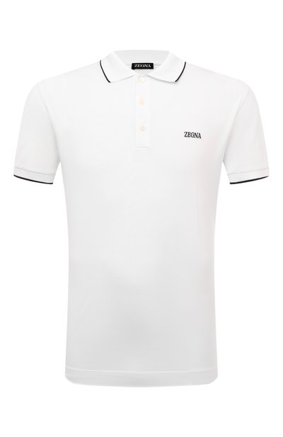 Мужское хлопковое поло ZEGNA, арт. E7358A5/B746