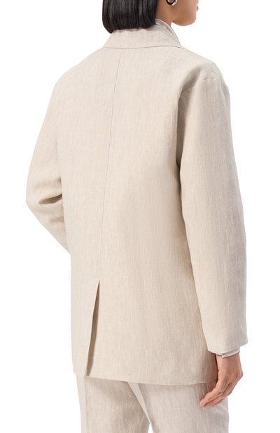 Льняной жакет KITON, арт. D53502K0635E05, фото 4