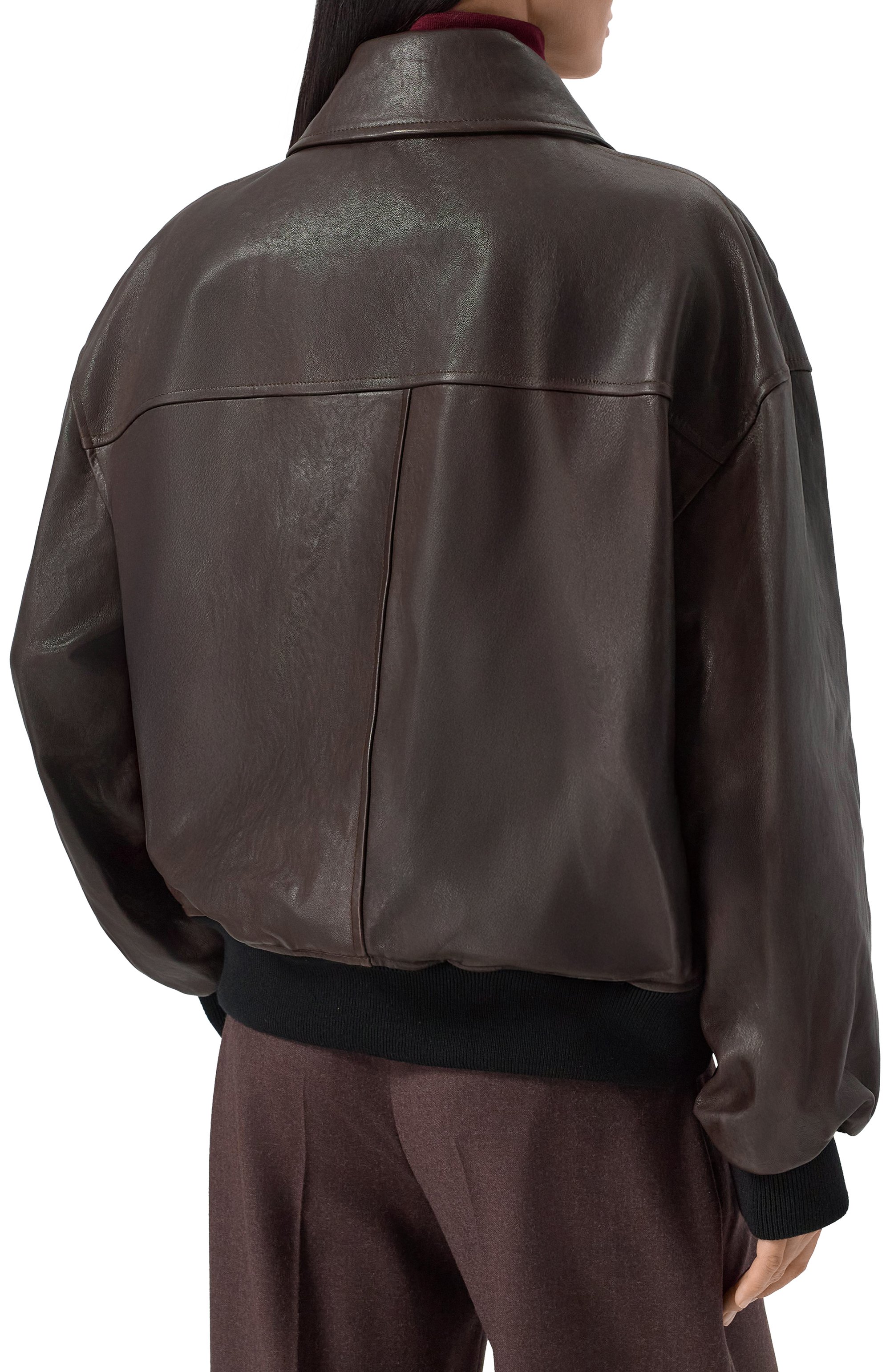 Кожаный бомбер KHAITE, арт. 6166729/L729, фото 4