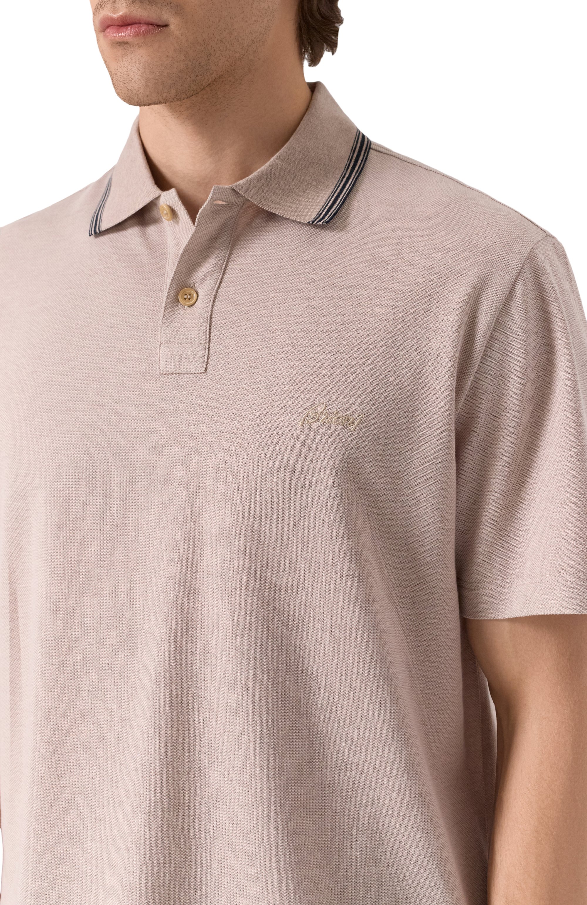 Хлопковое поло BRIONI, арт. UJTA0L/PA627, фото 5