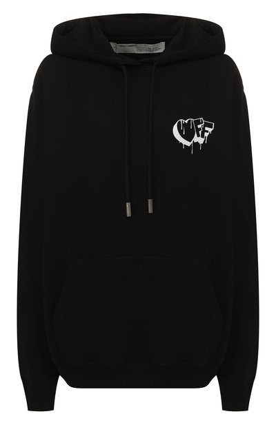 Женский хлопковое худи OFF-WHITE, арт. 0WBB035F190030661001