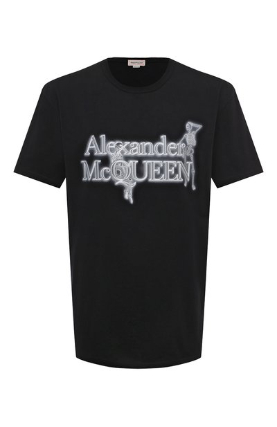 Мужская хлопковая футболка ALEXANDER MCQUEEN, арт. 750656
