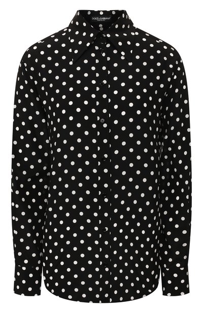 Женская шелковая рубашка DOLCE & GABBANA, арт. F5M89T/FSAER