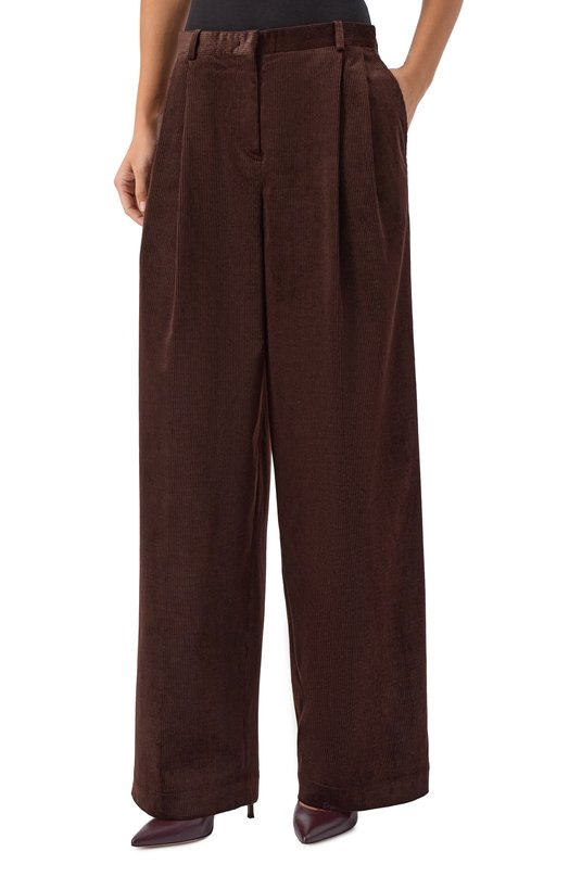 Вельветовые брюки 12 STOREEZ 133996 Коричневый  133996 Фото 3