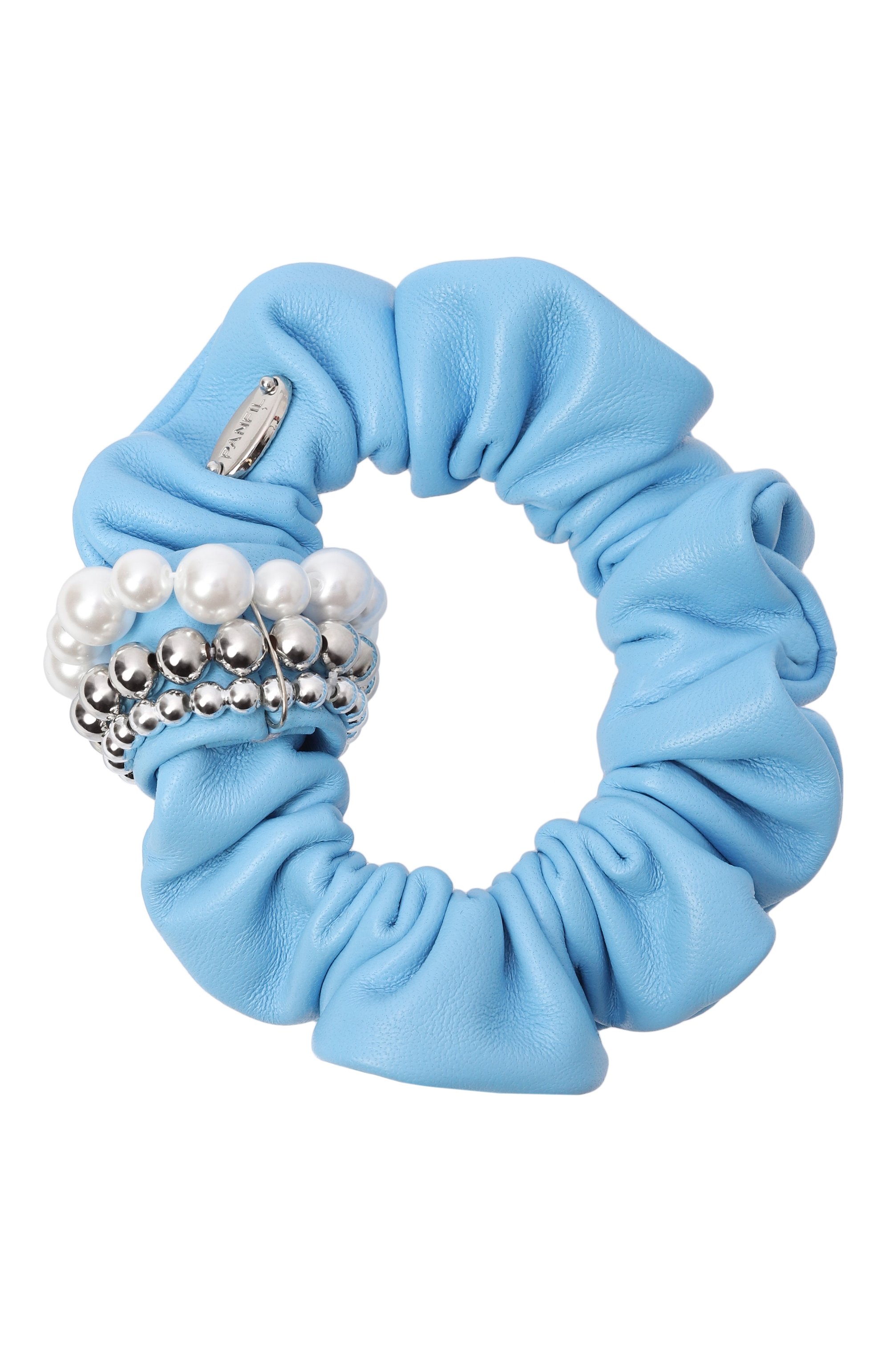 Кожаная резинка для волос PANFIL, арт. 2-SCR-LDP, фото 2