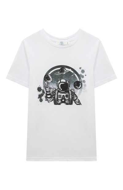 Хлопковая футболка ZHANNA & ANNA, арт. ZAB012063White, фото 1