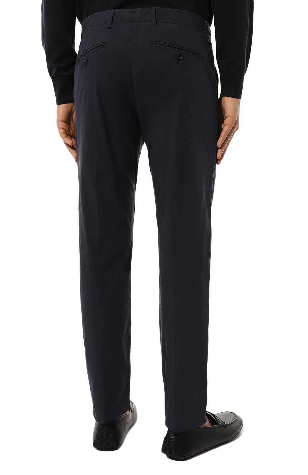 Брюки FEDELI темно-синего цвета по цене 31650 руб., арт. 7UEL0409, фото 4 Брюки FEDELI, арт. 7UEL0409, фото 4