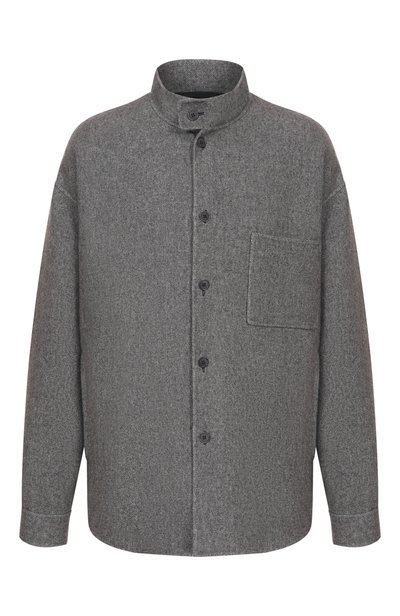 Мужская куртка-рубашка из шелка и кашемира GIORGIO ARMANI, арт. GM004453/TE23830