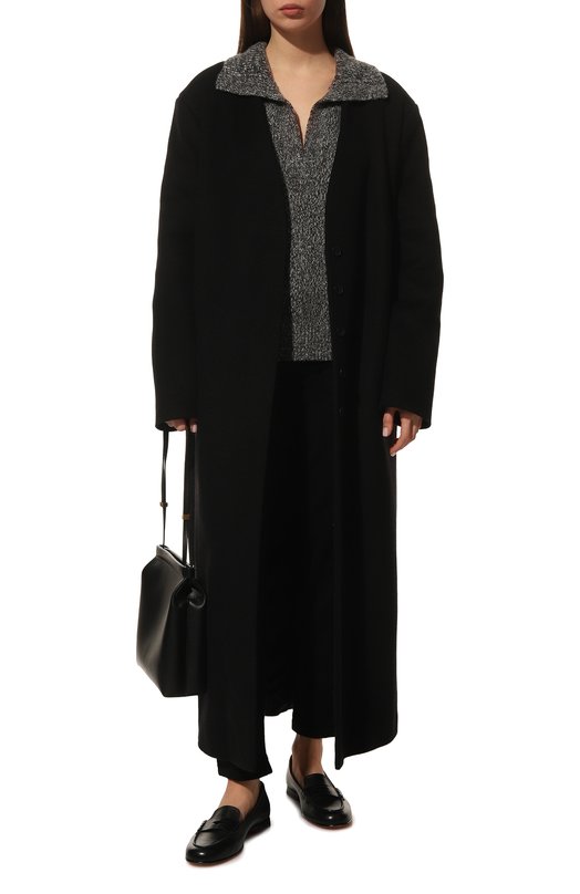 Брюки из шерсти и кашемира crem38 Чёрный, фото 2