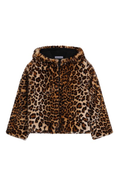 Шуба из экомеха DOLCE & GABBANA, арт. L52B09/FUPU8_001