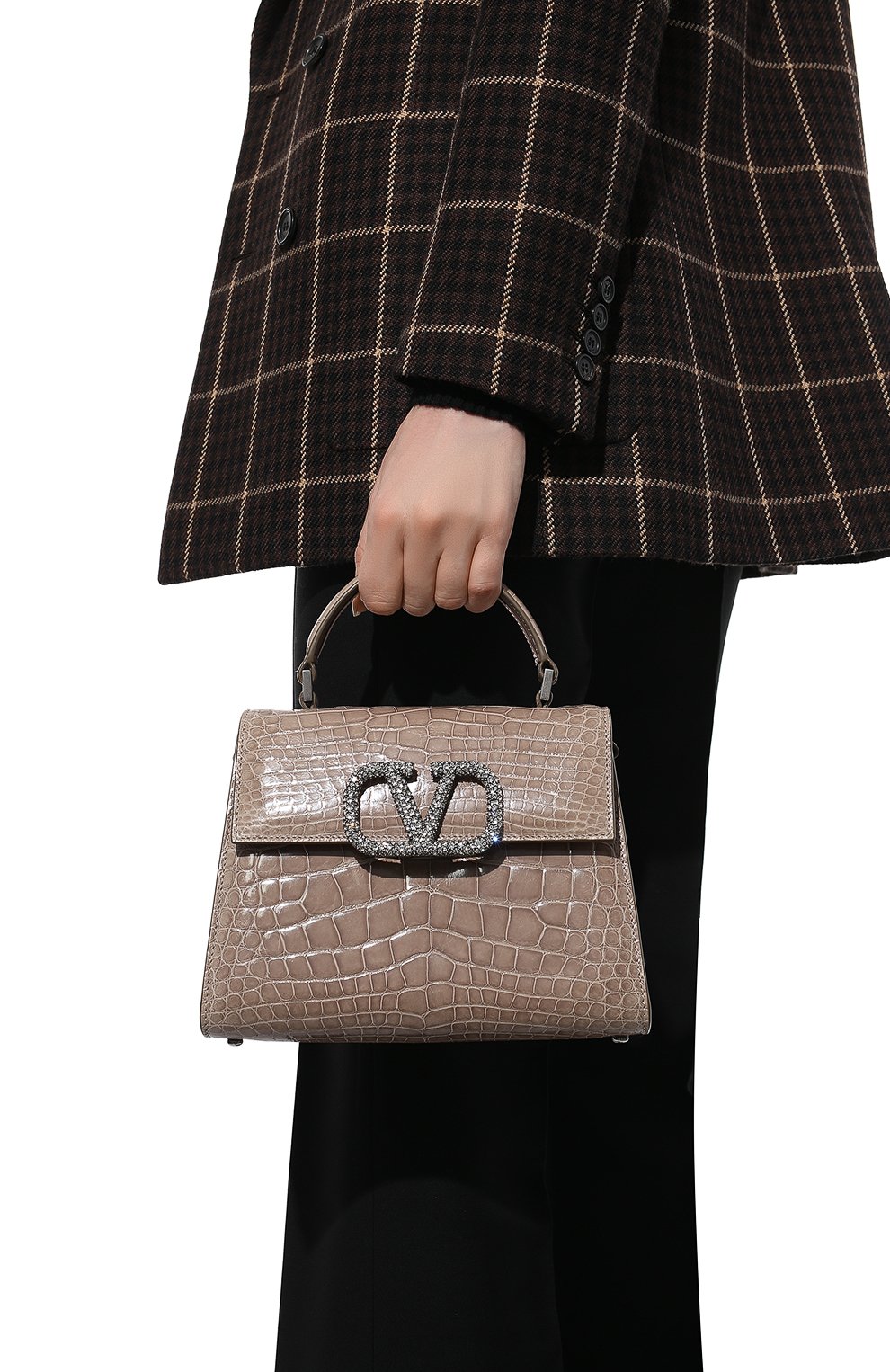 Сумка vsling small из кожи аллигатора VALENTINO, арт. WW2B0F53/HKF/AMIS, фото 2