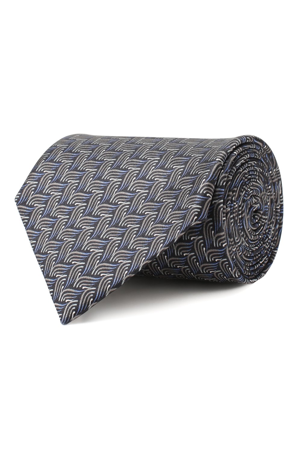 Шелковый галстук LANVIN черного цвета по цене 11350 руб., арт. 2870/TIE, фото 1 Шелковый галстук LANVIN, арт. 2870/TIE, фото 1