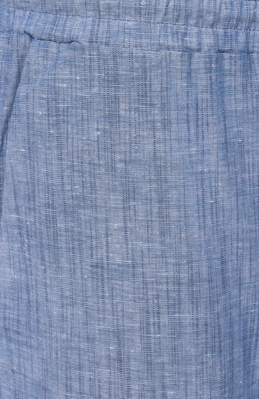 Брюки изо льна и хлопка Zimmerli 27000 Голубой  27000 Фото 6