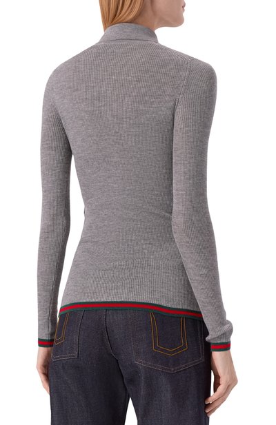 Поло из кашемира и шелка GUCCI, арт. 810315/XKD8J, фото 4