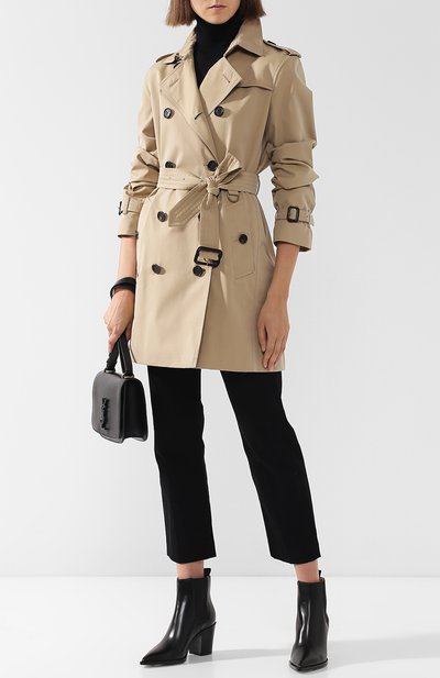 Двубортный тренч с поясом BURBERRY, арт. 3900461, фото 2
