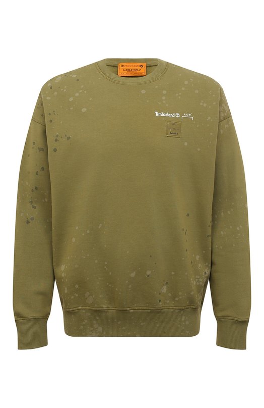 

Хлопковый свитшот A-COLD-WALL* x Timberland A-COLD-WALL, Зелёный