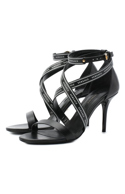 Кожаные босоножки VERSACE, арт. DST484M/D5VTR, фото 1