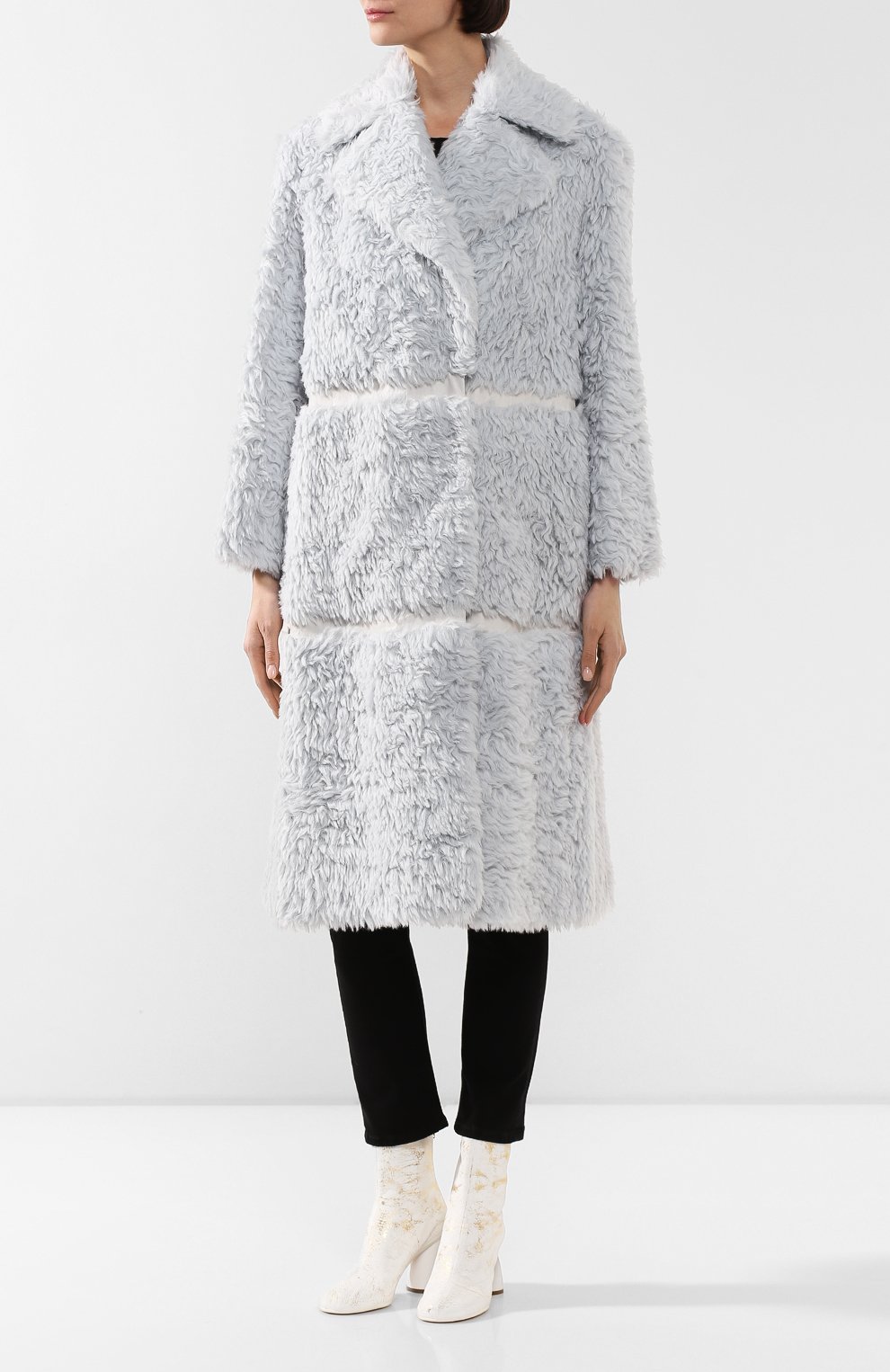 Шуба из экомеха VIKA GAZINSKAYA, арт. FW18 -2217, фото 3