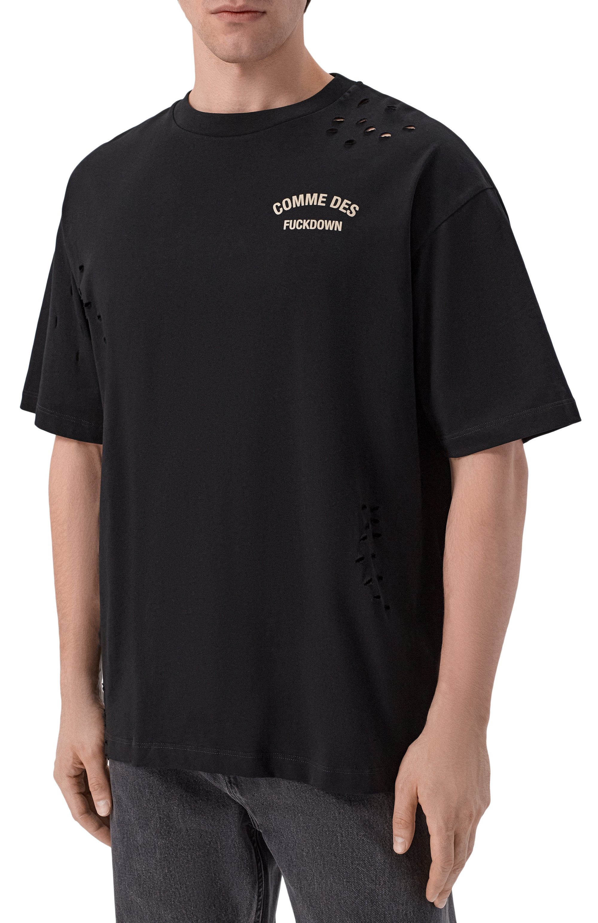 Хлопковая футболка COMME DES FUCKDOWN, арт. CFABM01923, фото 3