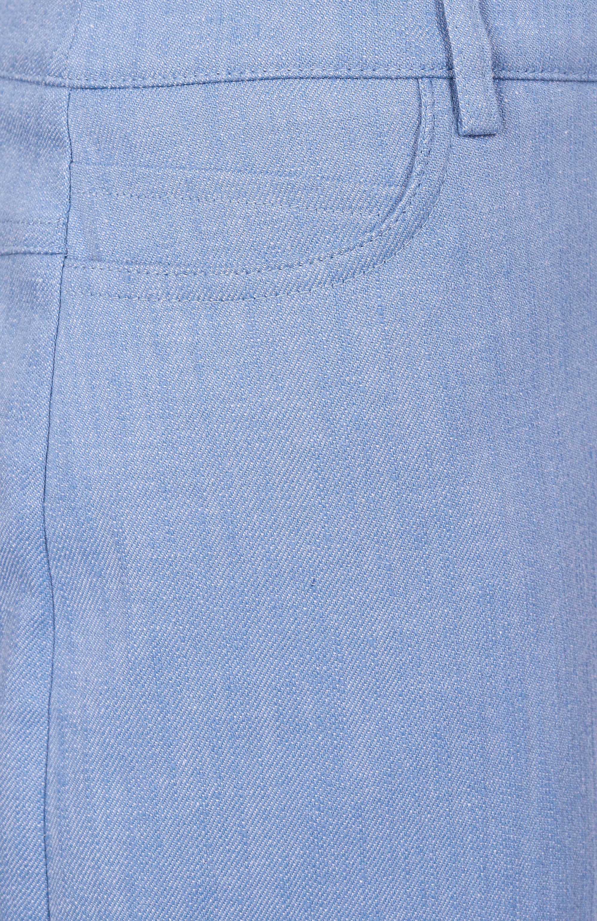 Брюки MAX AND MOI голубого цвета по цене 38500 руб., арт. E25BAINA, фото 5 Брюки MAX AND MOI, арт. E25BAINA, фото 5