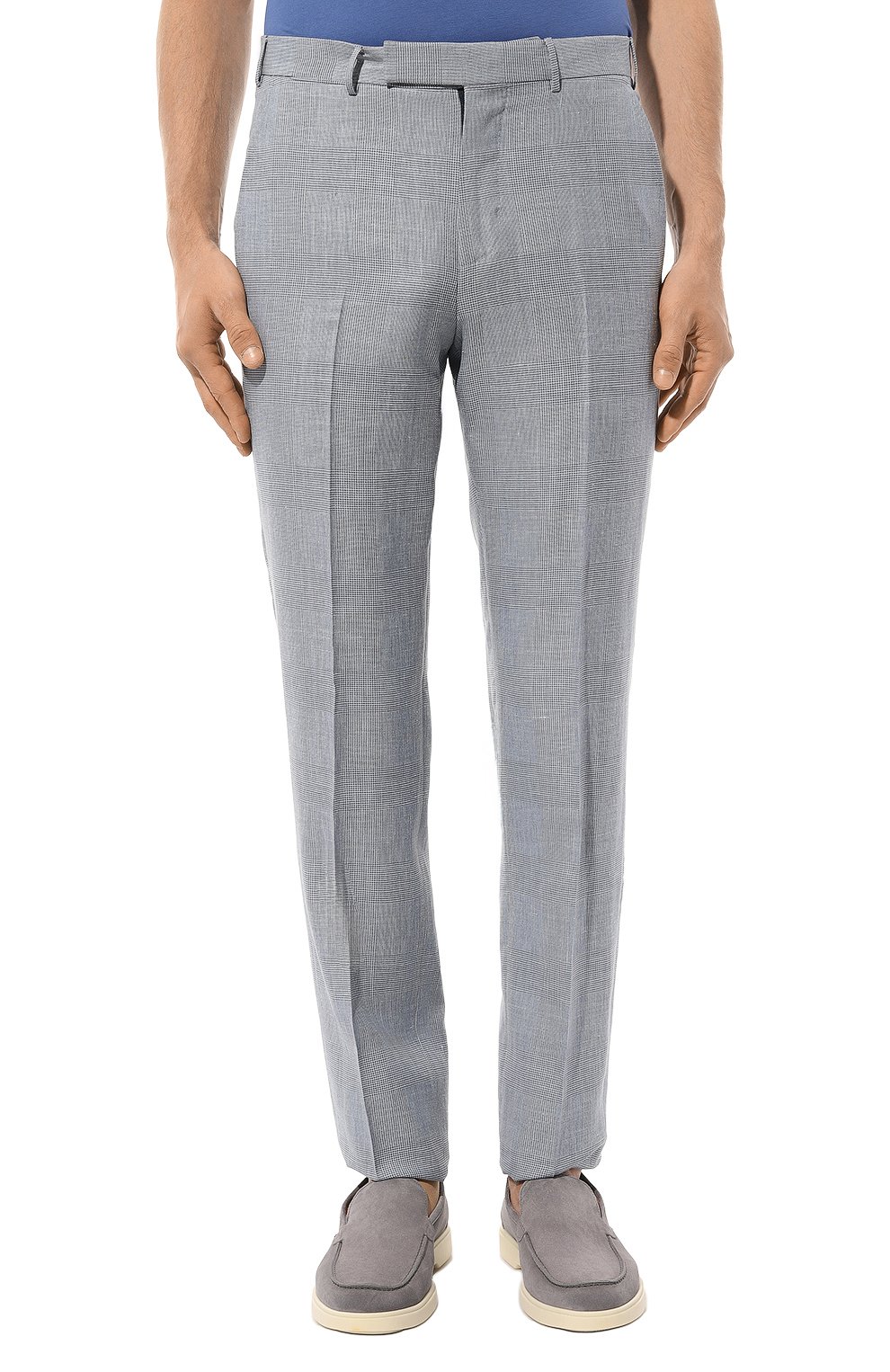 Брюки из шерсти и льна ZEGNA, арт. 749F07A7/75TB12, фото 3