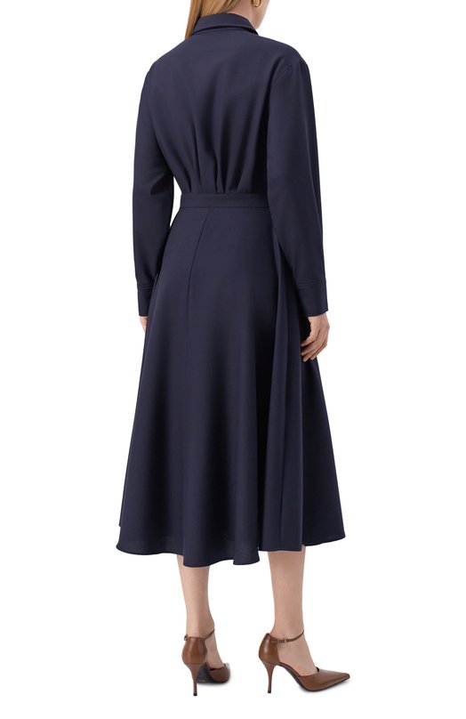 Шерстяной платье Officine Generale W25WDRS104 Синий  W25WDRS104 Фото 3