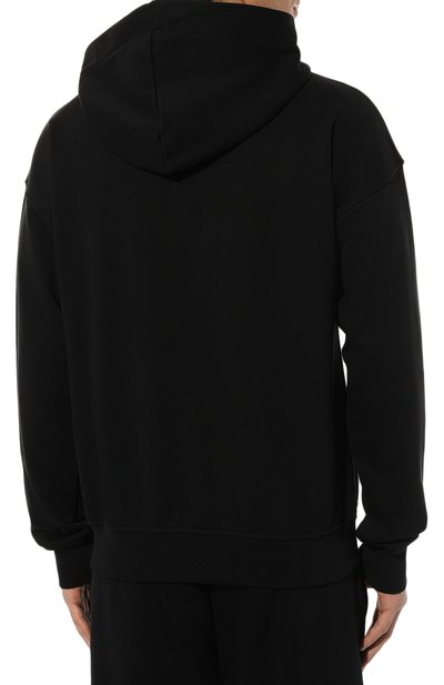 Хлопковое худи COMME DES FUCKDOWN черного цвета по цене 18150 руб., арт. CDFU2534, фото 4 Хлопковое худи COMME DES FUCKDOWN, арт. CDFU2534, фото 4