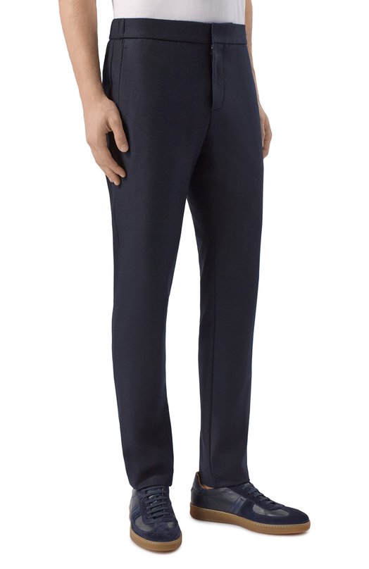 Брюки из шерсти и кашемира Loro Piana FAL3060 Синий  FAL3060 Фото 3