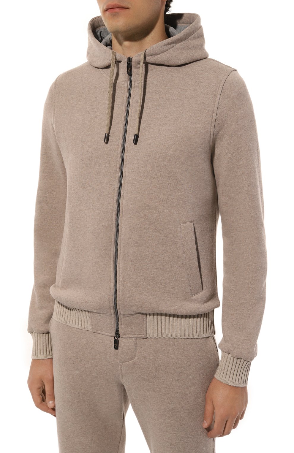 Толстовка из хлопка и ка�шемира CAPOBIANCO, арт. 17M404.FW00., фото 3