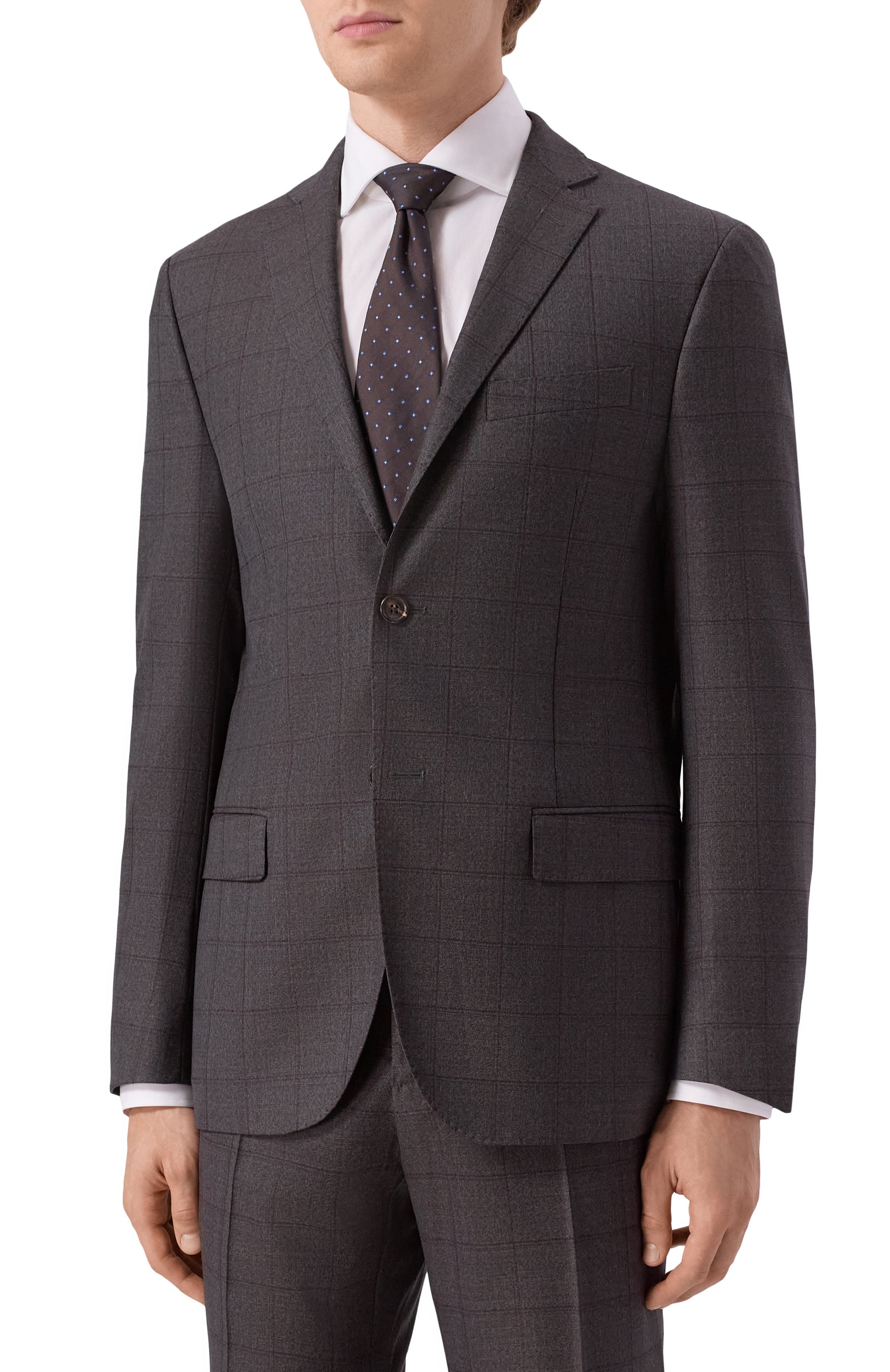 Шерстяной костюм CORNELIANI темно-коричневого цвета по цене 207000 руб., арт. 266005-2617215_SET, фото 2 Шерстяной костюм CORNELIANI, арт. 266005-2617215_SET, фото 2