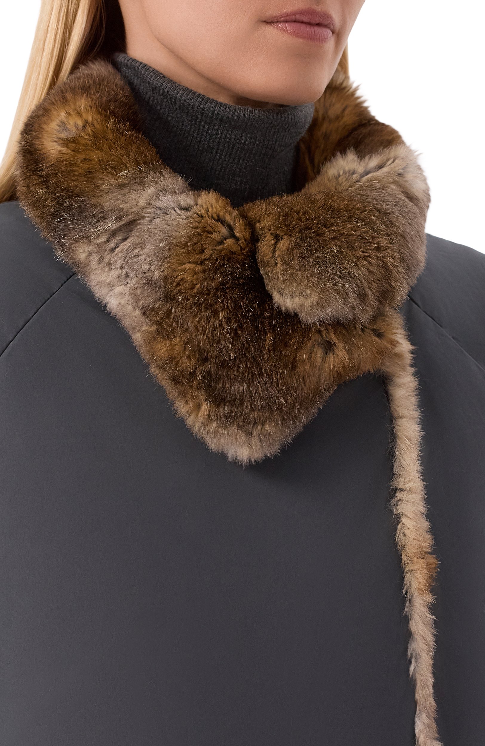 Пуховик с подкладкой из кролика 12 STOREEZ, арт. 139690, фото 5