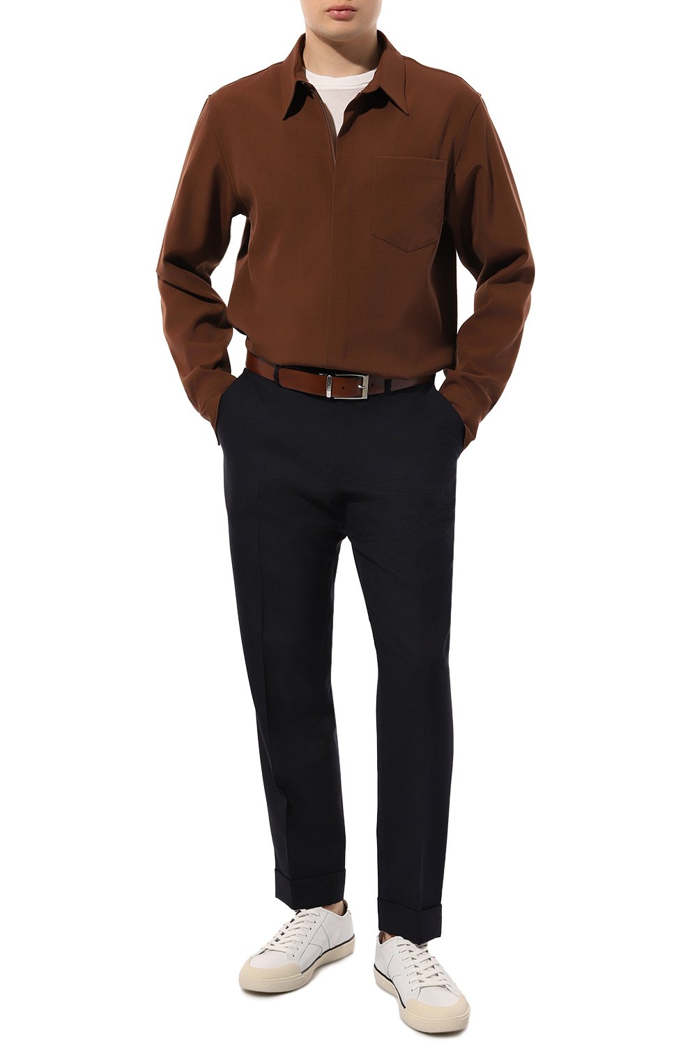 Шерстяные брюки DRIES VAN NOTEN, арт. 020907-8218, фото 2