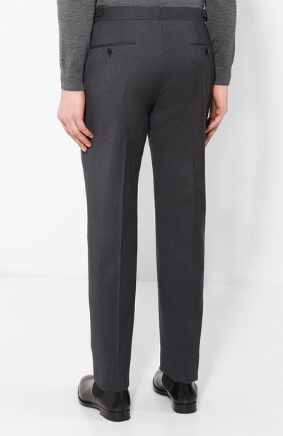 Шерстяные брюки ZEGNA, арт. 519F00/75F812, фото 4
