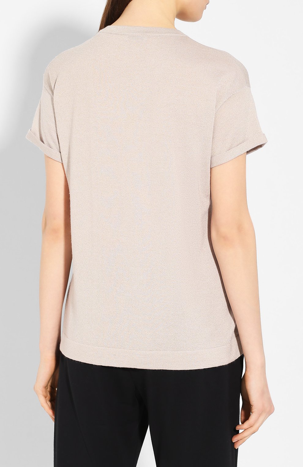 Пуловер из кашемира и шелка BRUNELLO CUCINELLI, арт. M41810000, фото 4