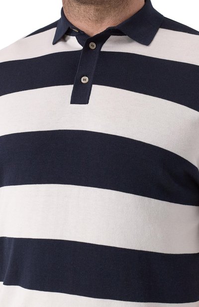 Поло из шелка и хлопка PAUL&SHARK, арт. 25411618, фото 5