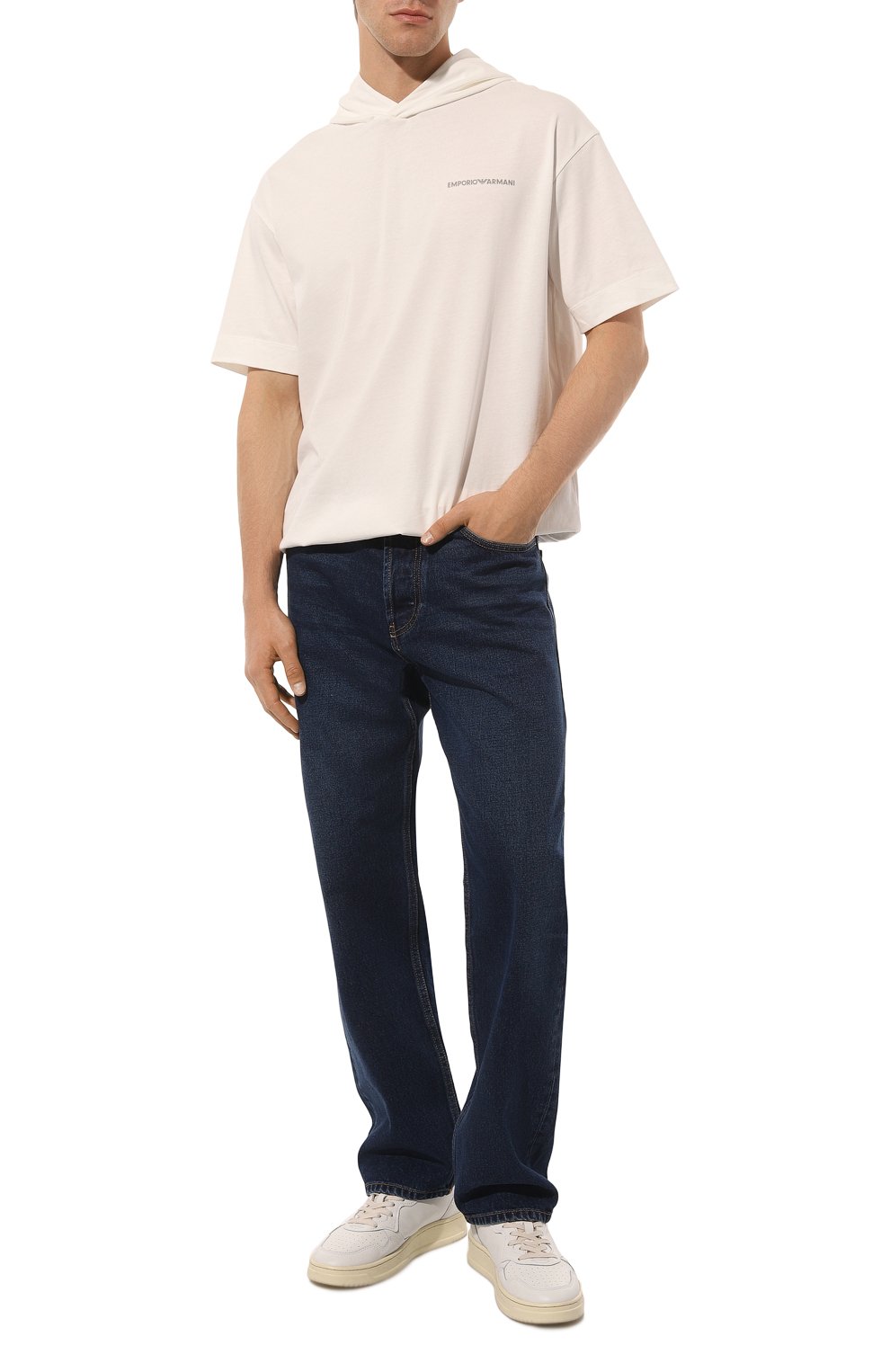 Хлопковое худи EMPORIO ARMANI, арт. 3R1TT3/1JWZZ, фото 2