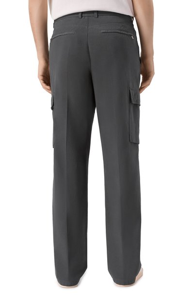 Брюки-карго из хлопка и кашемира PAUL&SHARK, арт. 15314064, фото 4