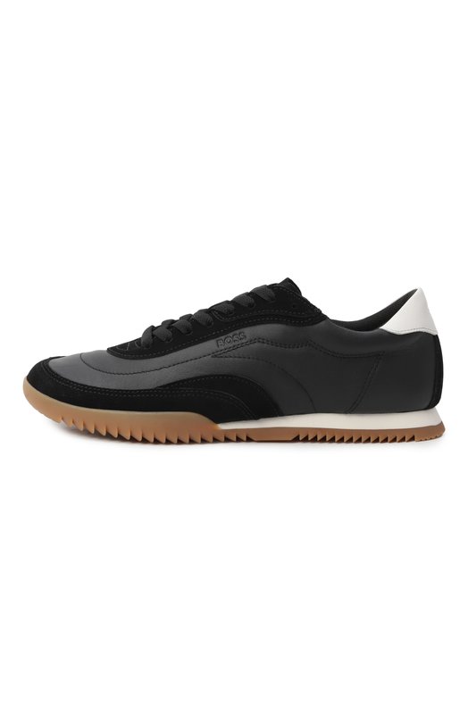 Кожаные кроссовки Carlynn BOSS 50552462 Чёрный  50552462 Фото 4