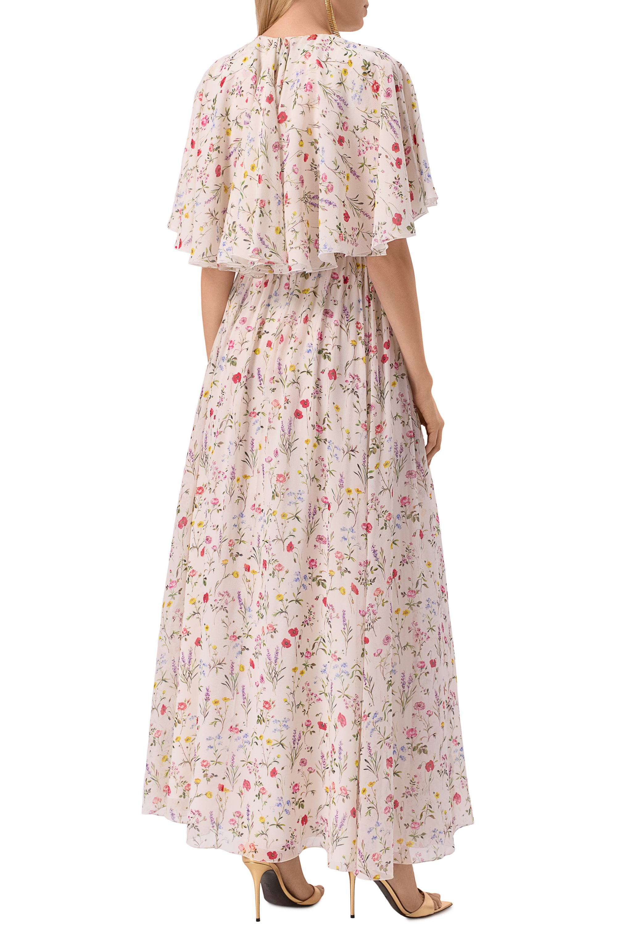 Шелковое платье GIAMBATTISTA VALLI, арт. 25SSPVCL5153-39PRI, фото 4