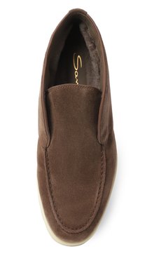 Замшевые ботинки SANTONI, арт. WUDR70765TIRASH5E49, фото 4