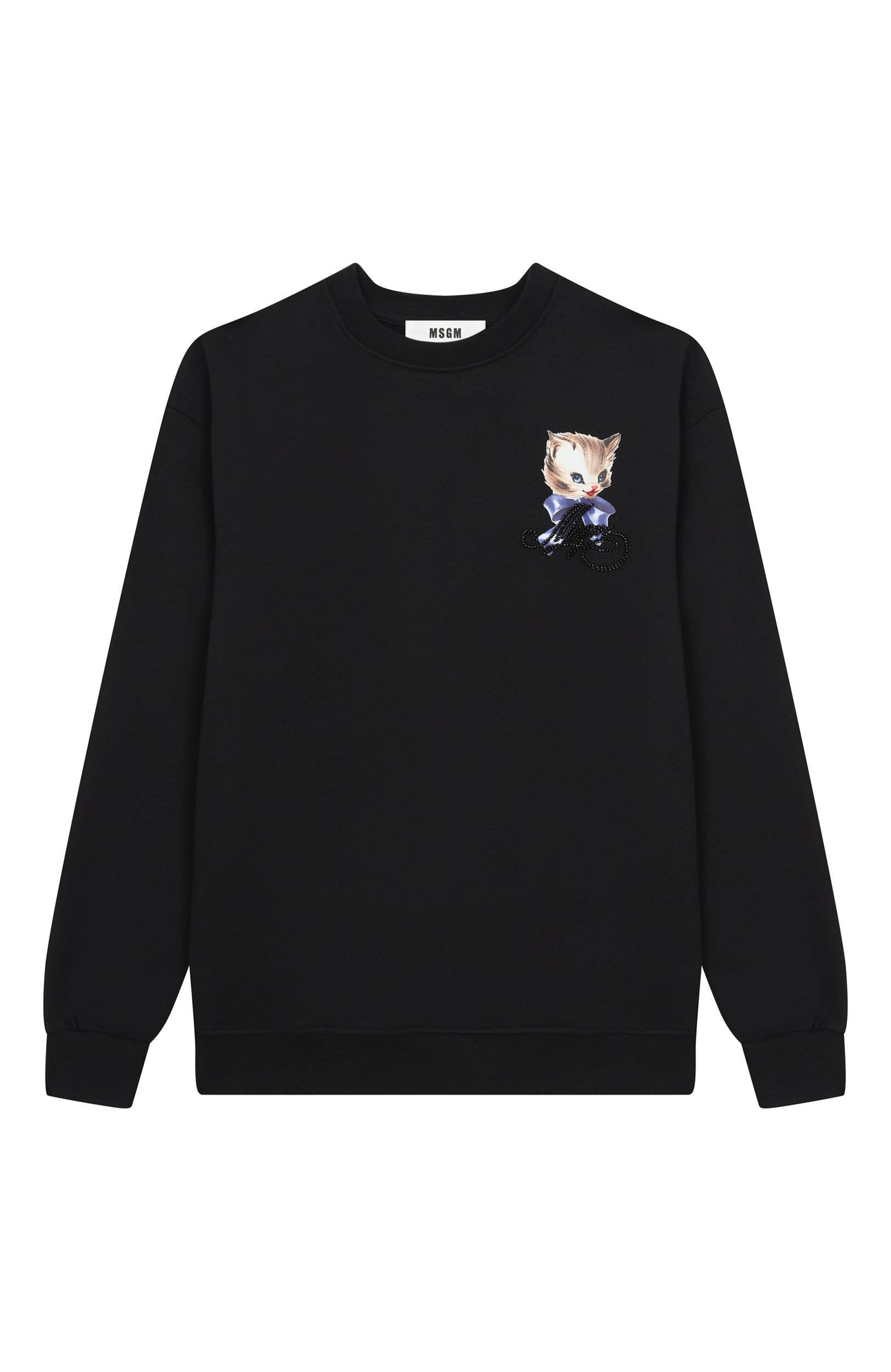 Хлопковый свитшот MSGM KIDS, арт. F6MSJGSW090, фото 1