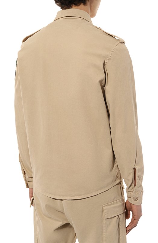 Хлопковая рубашка Barbed Бежевый, фото 4
