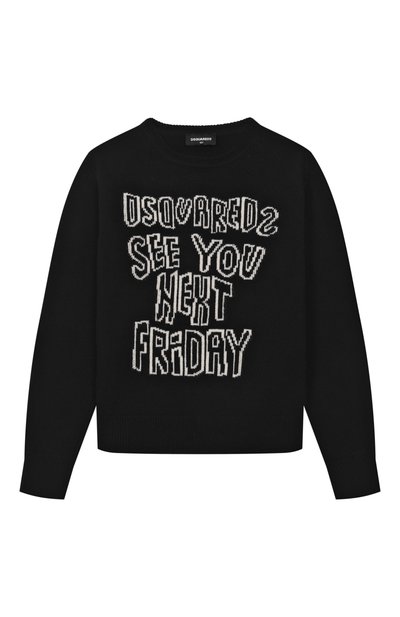 Пуловер из хлопка и шерсти DSQUARED2, арт. DQ3067/D0AFE