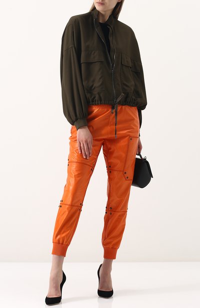 Однотонные кожаные джоггеры TOM FORD, арт. PAL642-LEX182, фото 2